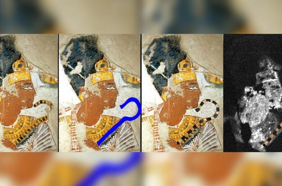 کشف چندین نقاشی مخفی در معابد مصر باستان / عکس
